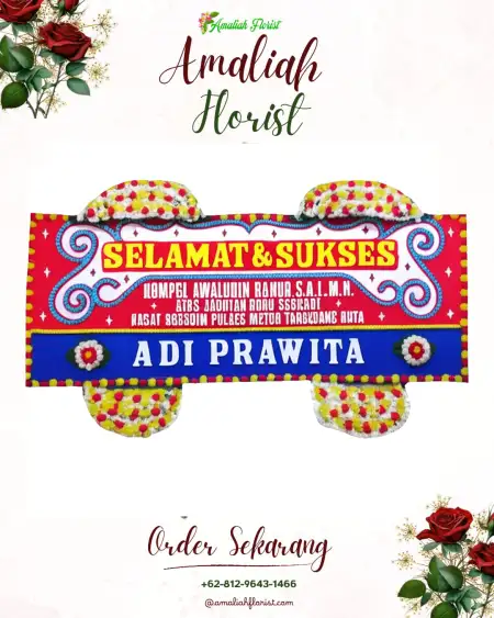Papan Bunga Ucapan Selamat Cot Girek